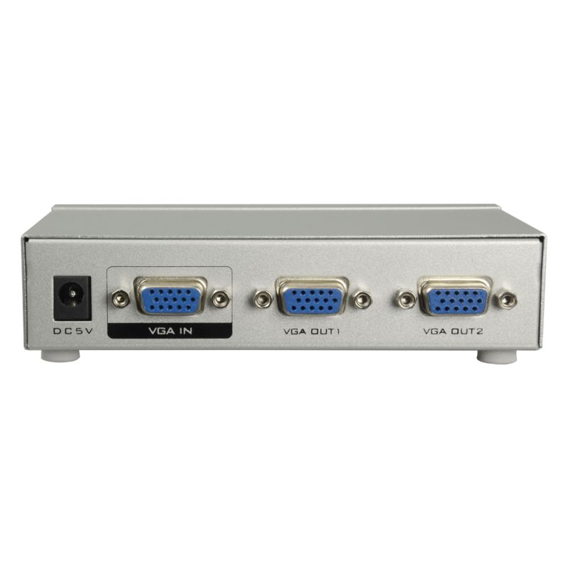 VGA-SPLITTER-2 - Multiplicador de señal VGA, 1 entrada VGA, 2 salidas…