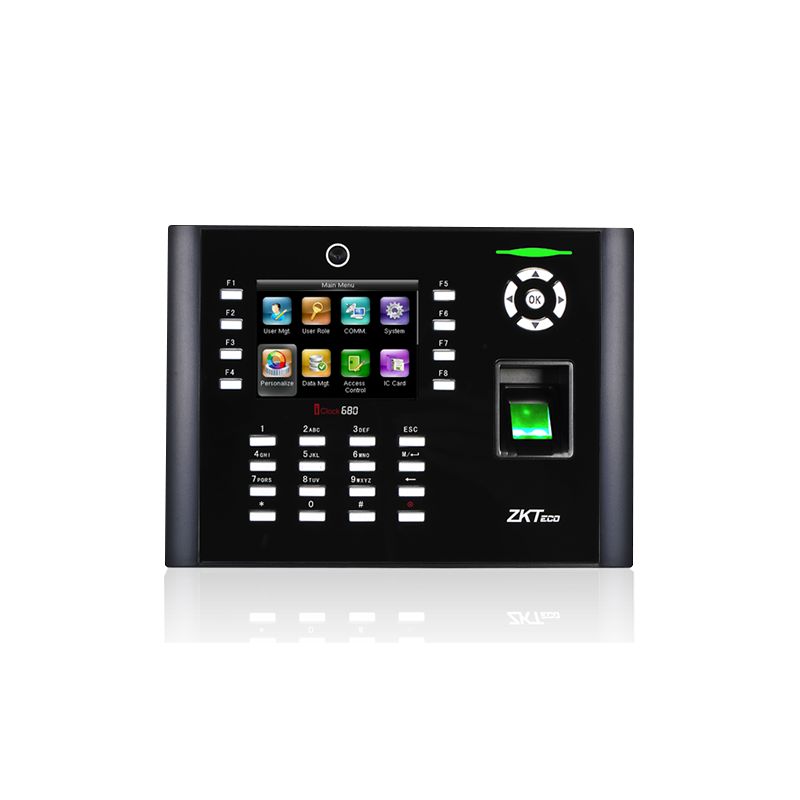 Zkteco ZK-ICLOCK680 - Control de Presencia con cámara, Huellas, Tarjeta EM…