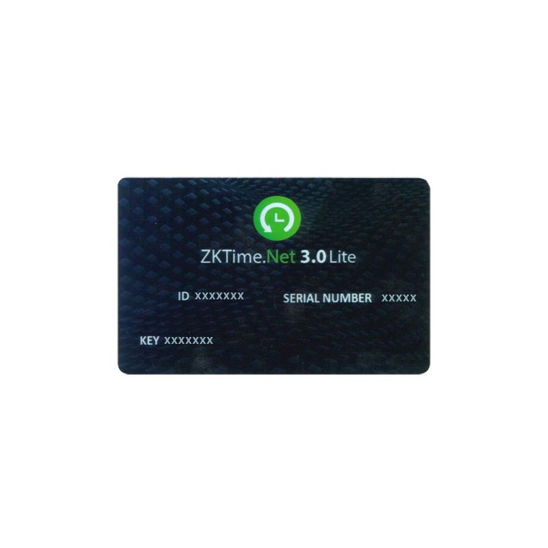 Zkteco ZK-TIMENET-SOFLITE - Time & Attendance license software, Capacity 5…