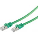 Cable de red RJ45 3m Cat 7 S/FTP PIMF y LSZH 600MHz Verde