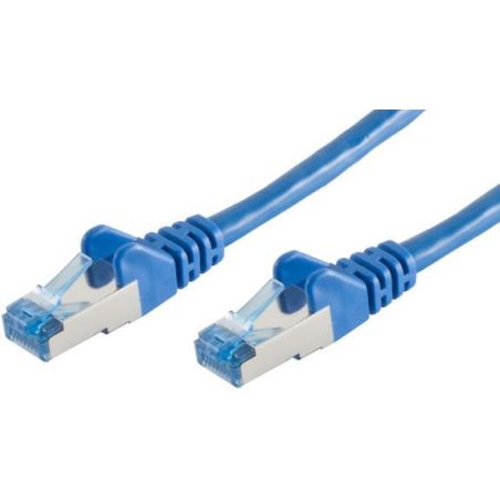 Patch cable Cat6A FTP 0.5m Blue