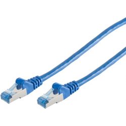 Cabo Patch Cat6A FTP 0.5m Azul