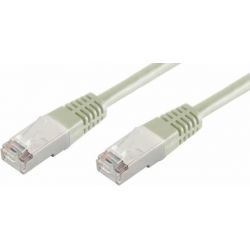 Network cable RJ45 0.5m Cat 6 S/FTP PIMF and LSZH 250MHz Gray