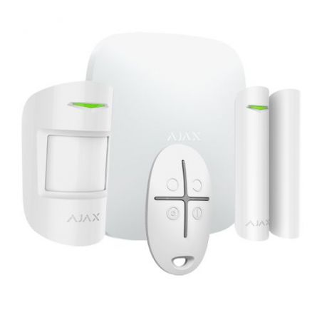 Ajax AJ-HUBKIT-W - Professional alarm kit, Certificate Grade 2, Ethernet…