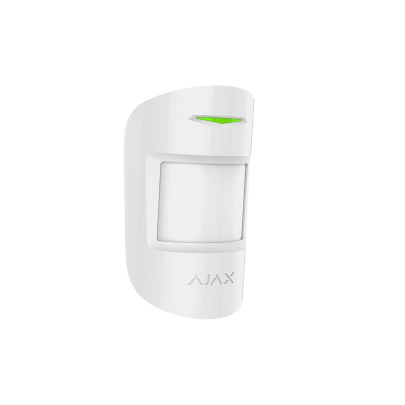 Ajax AJ-MOTIONPROTECTPLUS-W - Capteur PIR double technologie, Anti-animaux,…