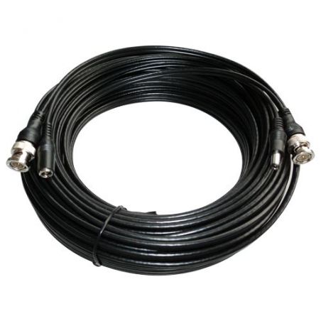 Safire COX20 - Cable combinado RG59 + DC, Conector BNC, 20 metros,…
