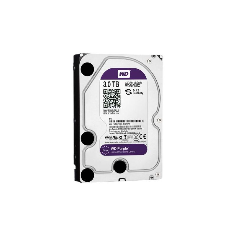 Western Digital HD3TB - Hard disk drive, Capacity 3 TB, SATA interface 6 GB/s,…