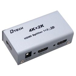 HDMI-SPLITTER-2-4K - HDMI signal multiplier, 1 HDMI input, 2 HDMI outputs,…