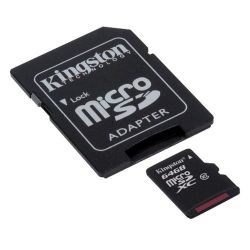 MICROSD64-A - Cartão de memória MicroSD, Capacidade 64 Gb,…
