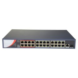 Safire SF-SW2624POE-225 - Switch PoE, 24 ports PoE + 2 Gigabit Combo Port,…