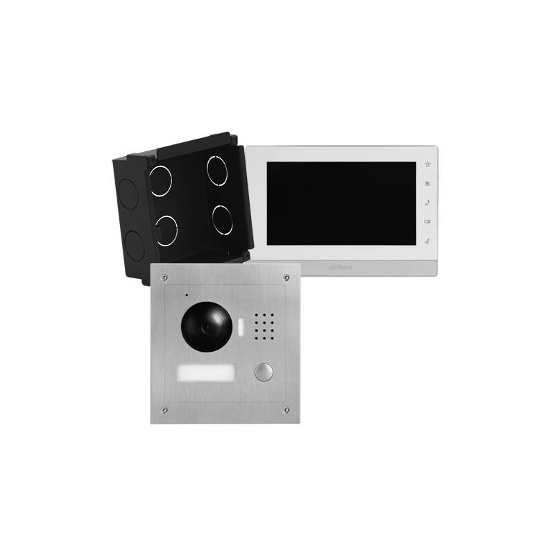 X-Security VTK-F2000-2 - Kit de Portier vidéo, Technologie 2 fils, Inclut…