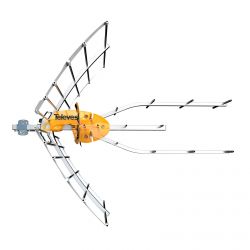 Antena de Terra ELLIPSE UHF (C21-48) G 38dBi LTE700 Com Fonte de Alimentação Televes