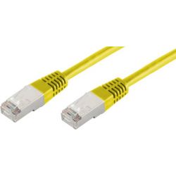 Cable de red RJ45 20m Cat 6 S/FTP PIMF y LSZH 250MHz Amarillo