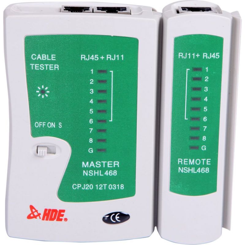 RJ45 Tester Cable RJ45 RJ11 RJ12 CAT5 UTP Tester Tester Tool Repair 