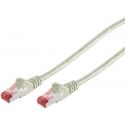 Cable de red RJ45 20m Cat 6 S/FTP PIMF y LSZH 250MHz Gris