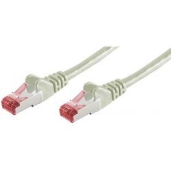 Câble de réseau RJ45 20m Cat 6 S/FTP PIMF et LSZH 250 MHz Gris