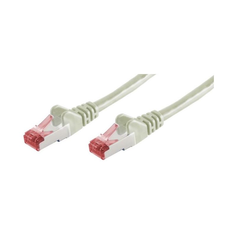 Câble réseau Ethernet (RJ45) Blanc catégorie 6A S/FTP
