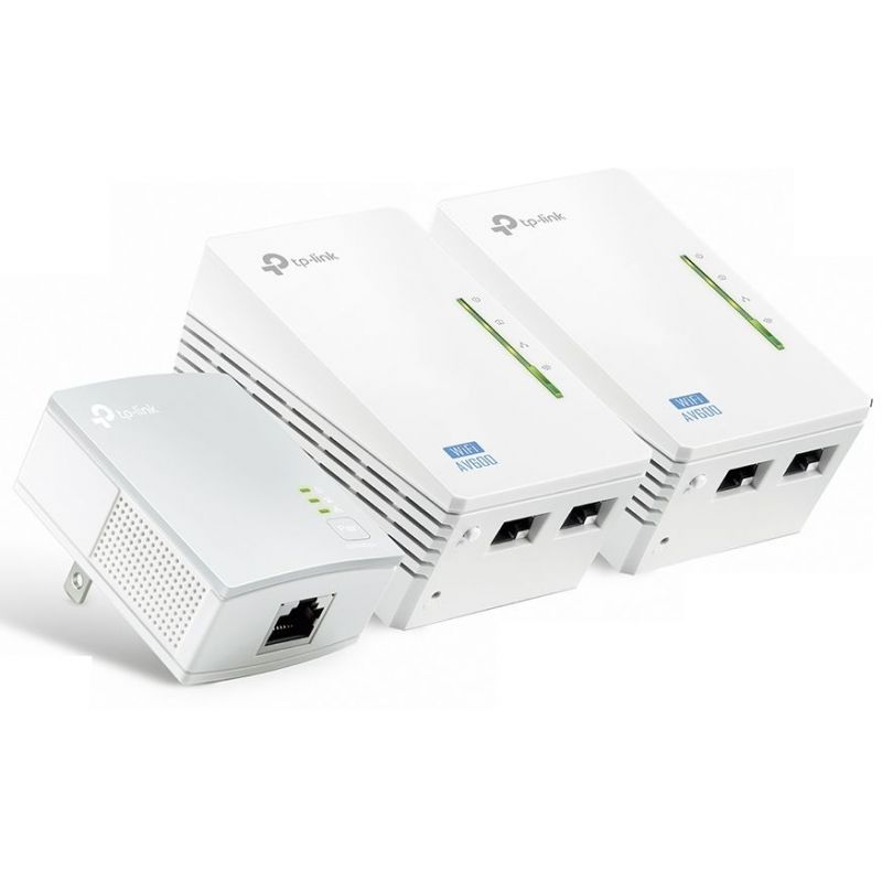 Kit Powerline Extensor Universal de Cobertura Wi-Fi AV500, 2 Puertos Ethernet TP-Link