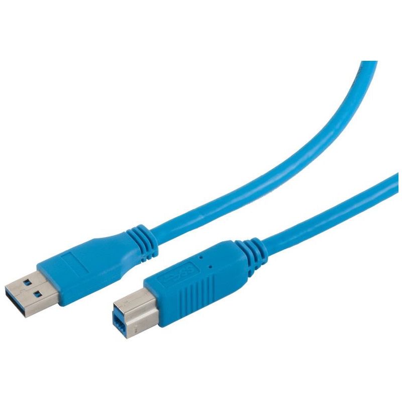 Cabo USB para USB Host 3.0 1.8m Blue