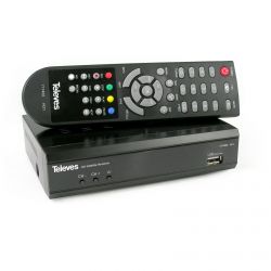 Receptor Satélite HDTV para señales FTA Compatible con SCR I y SCR II Televes