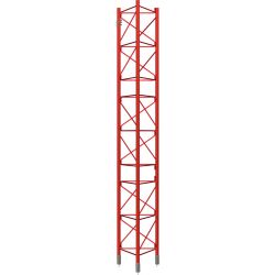 Secção intermédia reforçado Galvanizado a quente 3m Torre 450XL Vermelho Televes