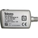Filtre LTE700/5G Rejet moyen Connecteur F 47...694 MHz VHF/UHF (C21-48) Televes