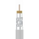Coaxial cable SK100plus PVC 18VAtC Eca Class A+500m White Braided 55% Televes