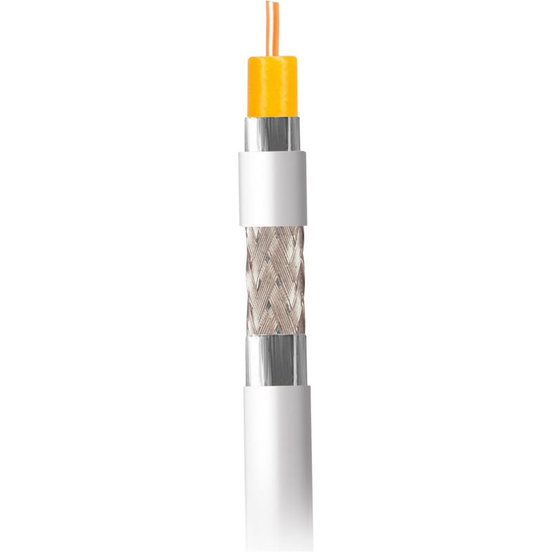 Coaxial cable SK2015plus LSFH Resistant UV Cca Class A++ 100m White Braided 82% Televes