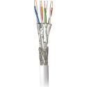 Data cable S/FTP CAT-7 Cca LSFH Ø 7.4mm White 305m Televes