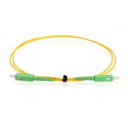 Jeirdus 15Meters 50ft SC/APC to SC/APC Fiber Optic Cable Jumper Optical Patch Cord Simplex Single-Mode 9/125 SC-SC 