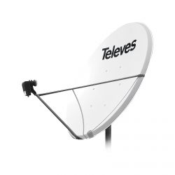 Antena parabólica Offset 1300 Aluminio G 42dBi Blanco Televes