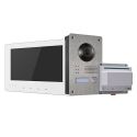Hikvision HW-DS-KIS701-W - Kit de Videoporteiro, Tecnologia 2 fios, Inclui Placa,…