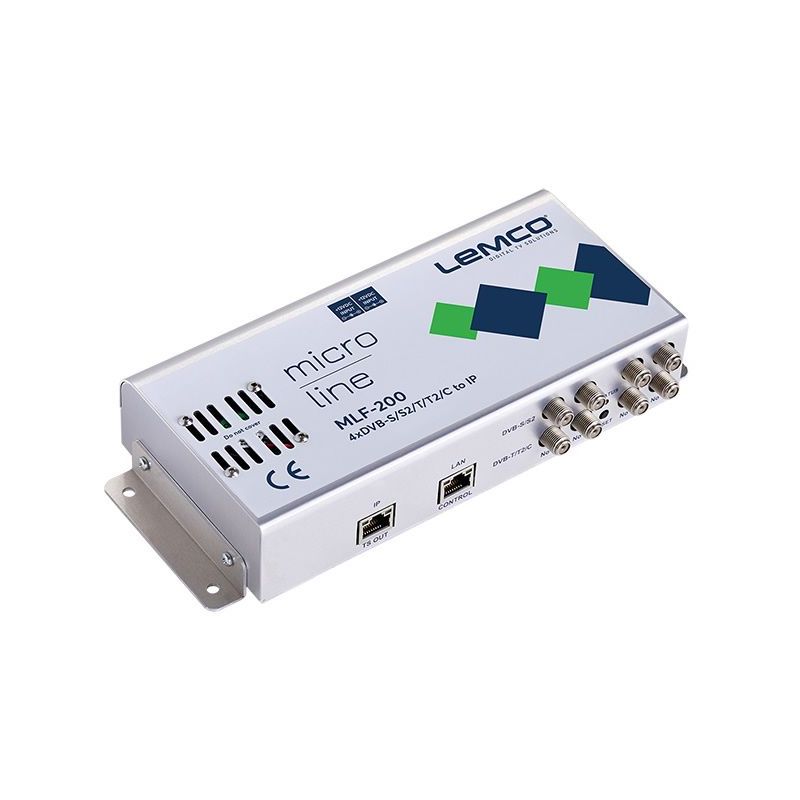 Lemco MLF-200 4 x DVB-S/S2/T/T2/C à IP
