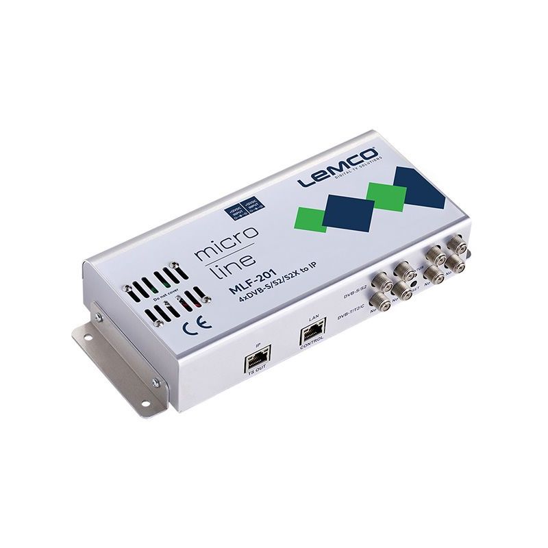 Lemco MLF-201 4 x DVB-S/S2/S2X a IP