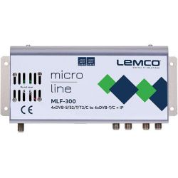 Lemco MLF-300 4 x DVB-S/S2/T/T2/C à 4 x DVB-T/C + IP streaming
