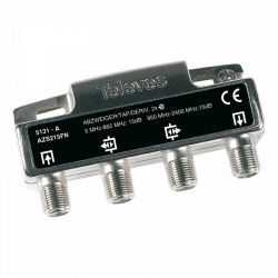 2 Ways  15 dB  5-2400 MHz F connector Televes