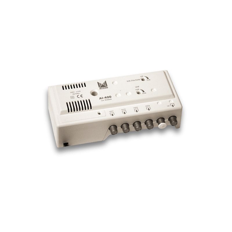 Alcad AI-400 Indoor Amplifier 4 Outputs