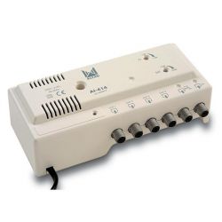 Alcad AI-414 Indoor amplifier TV + FI 4 Outputs P.C