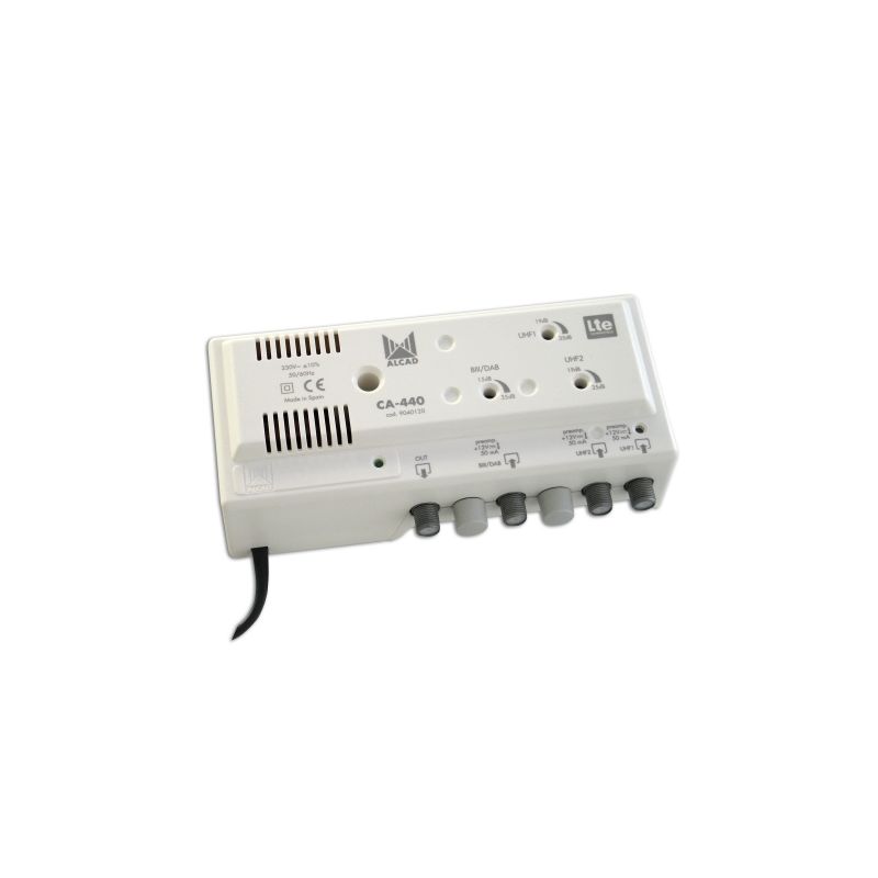 Alcad CA-440 Amplificador UHF-UHF-BIII/DAB LTE