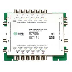 Ikusi MSC-1306 Multiswitch cascadable 13 entrées 6 sorties -10 dB