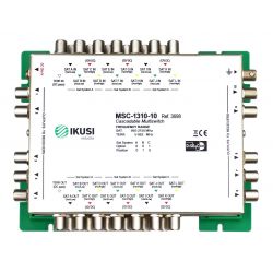 Ikusi MSC-1310 Multiswitch cascadable 13 entradas 10 salidas -10 dB