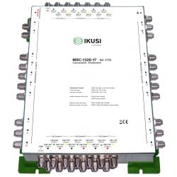 Ikusi MSC-1320 Multiswitch cascadable 13 entradas 20 salidas -17 dB