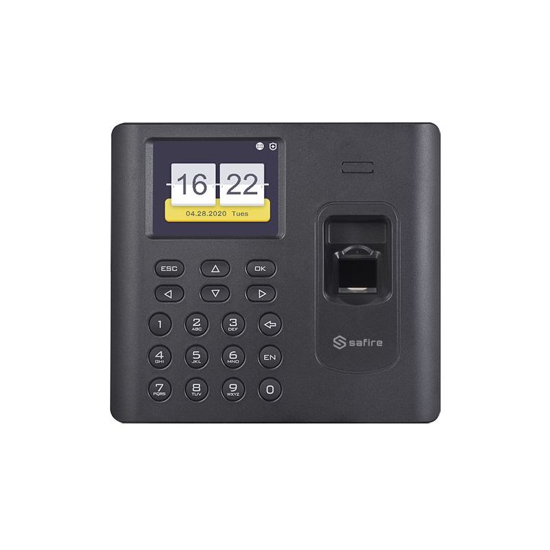 Safire SF-AC3012KEMD-IPW-B - Controlo de Presença, Impressão digital, Cartão EM…