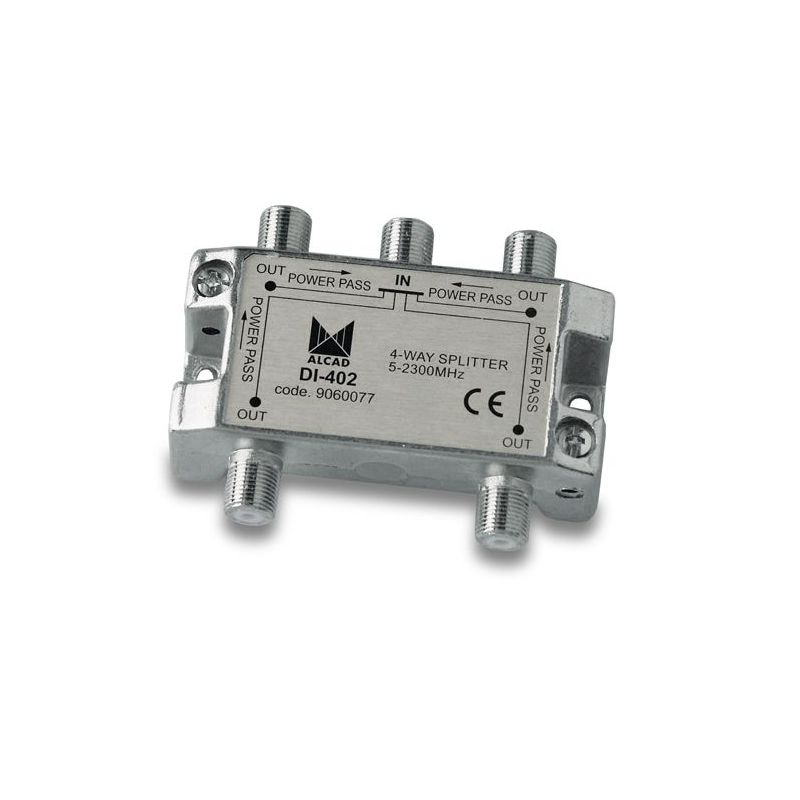 Alcad DI-402 If splitter 4 out with dc path