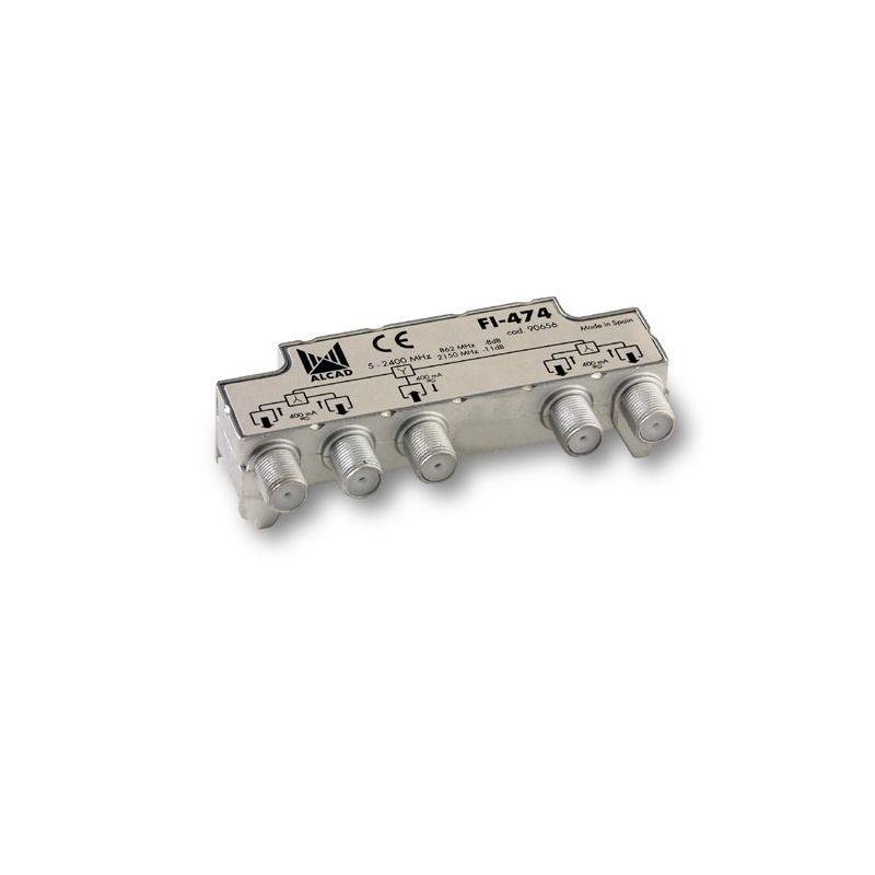 Alcad FI-474 If splitter 4 out with dc path