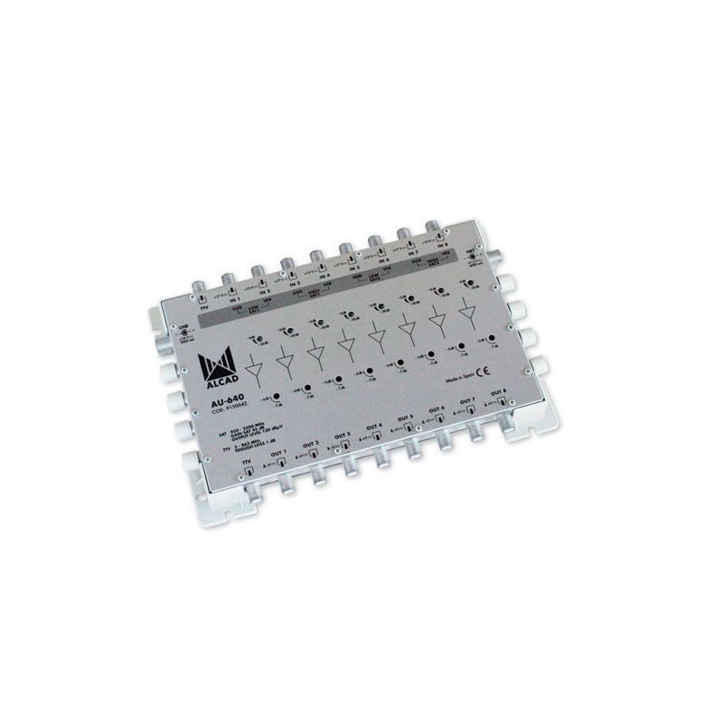 Alcad AU-640 Amplifier multiswitch 8 inputs