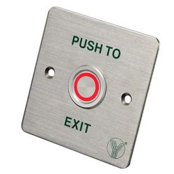 PBS-820C - Door release button, Piezoelectric, Contacts NO / COM,…