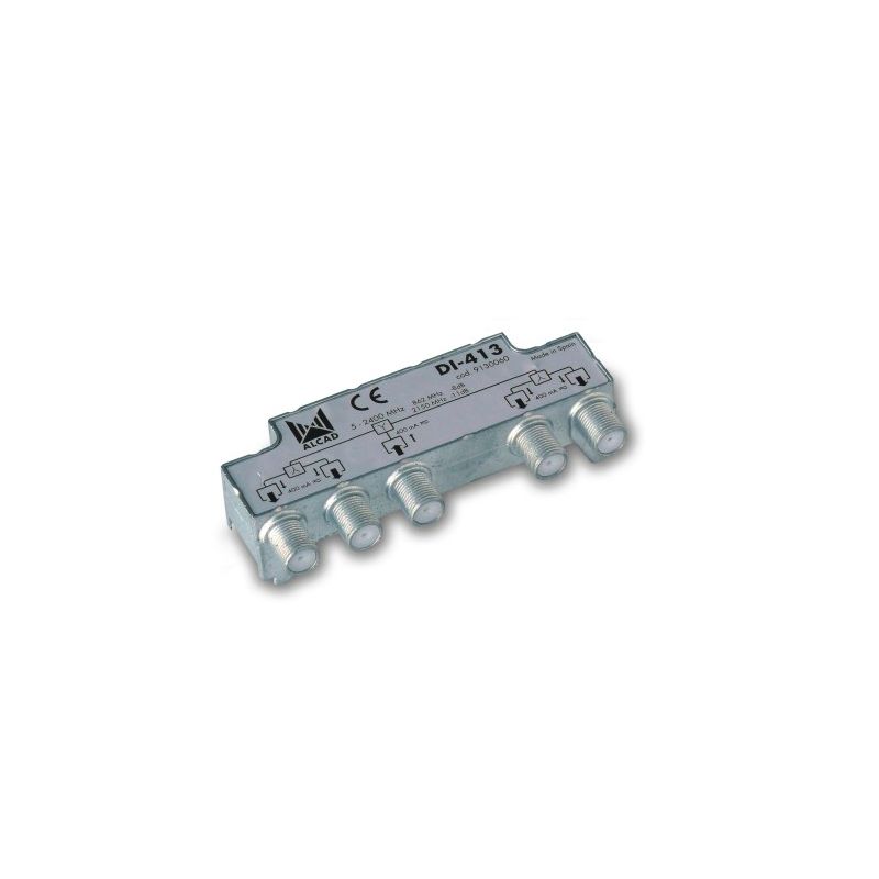 Alcad DI-413 If splitter, 4 out with dc path for 913