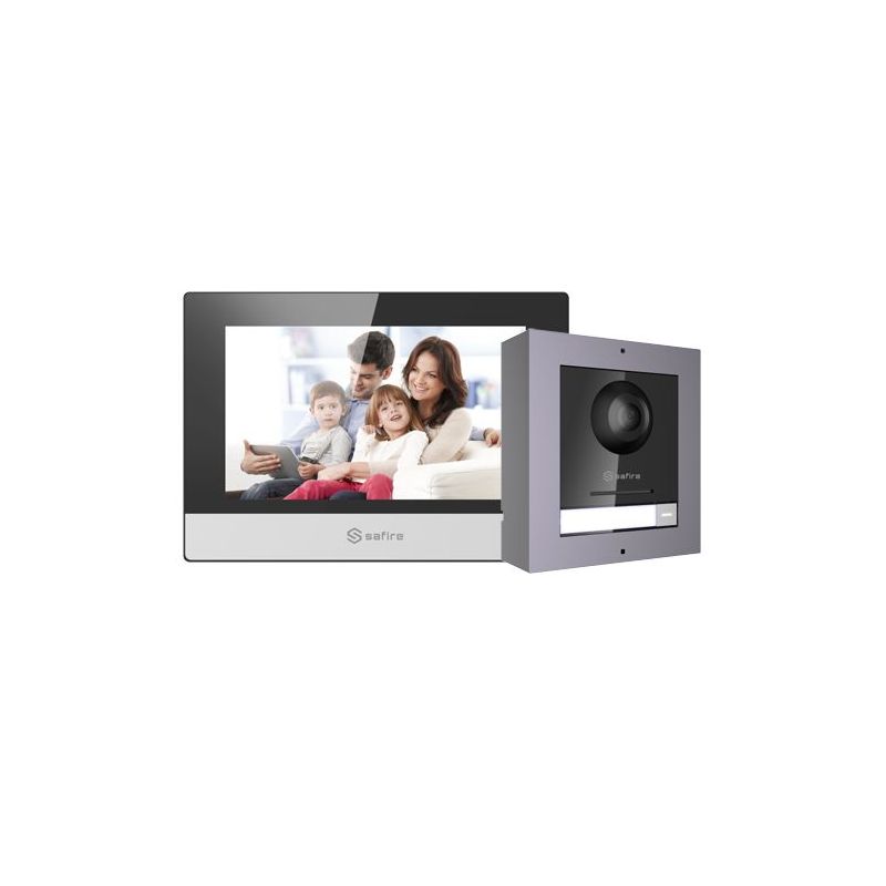 Safire SF-VIK001-S-IP - Kit de Videoportero, Tecnología IP, Incluye Placa y…