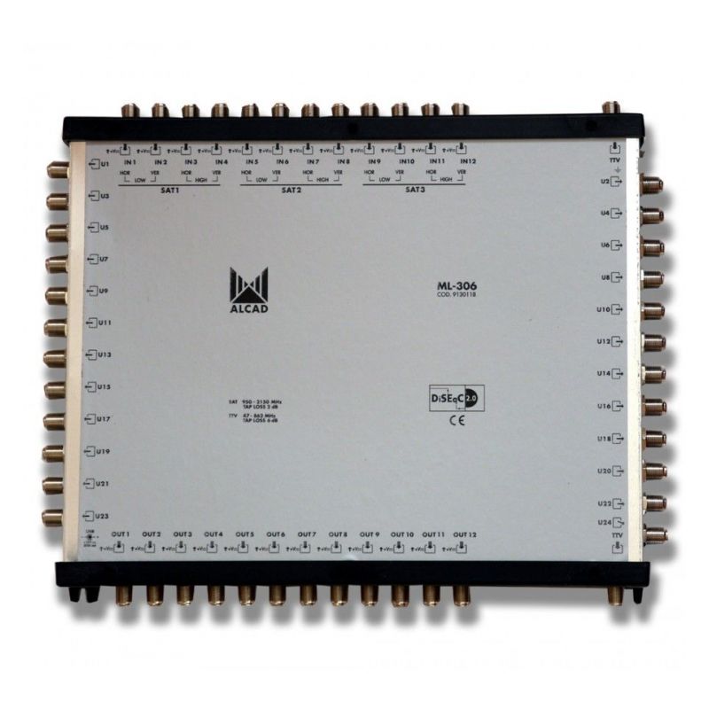 Alcad ML-306 Multiconmutador cascadable 13x24